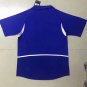 Retro 2002 Brazil away blue soccer jersey