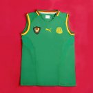 Retro 2002 Cameroon home soccer jersey
