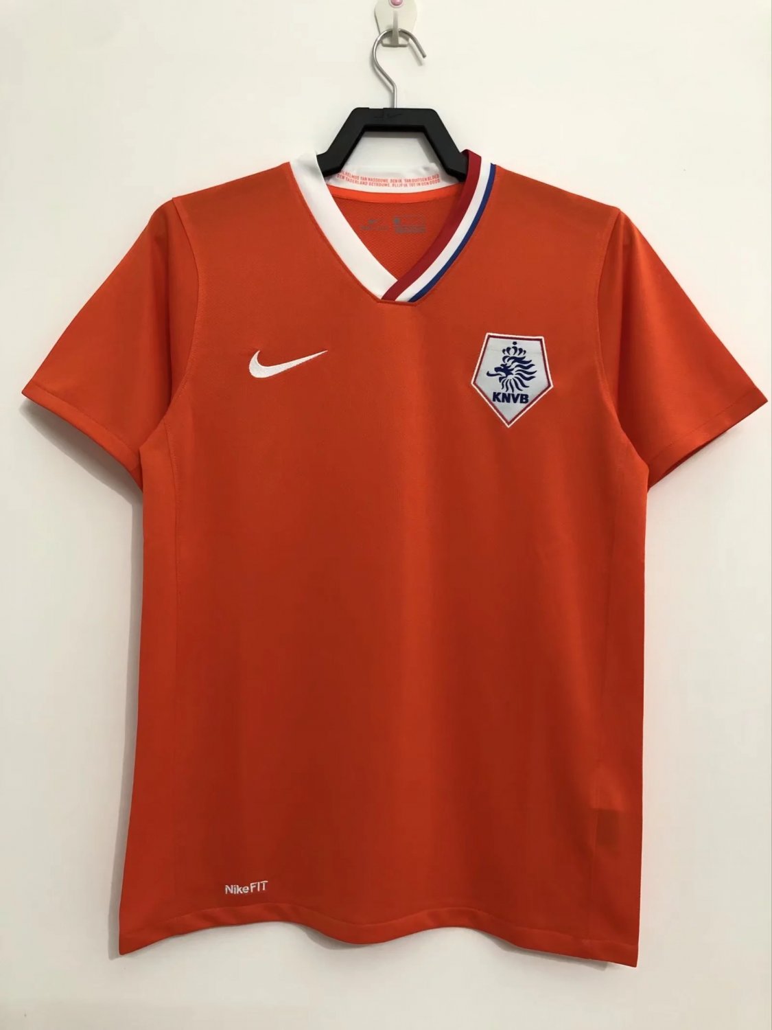 Retro 2008 Netherlands home soccer jersey