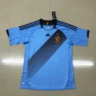 Retro 2012 Spain away blue soccer jersey