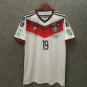 Retro 2014 Germany #19 home soccer jersey