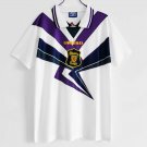 Retro 94-96 Scotland away white soccer jersey
