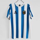S-4XL  Retro 1986 Argentina Maradona home soccer jersey