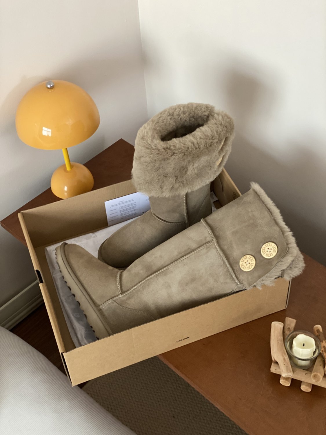 Women's UGG button knee high boots 35-40