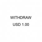 :WITHDRAW: USD 1.00 :