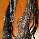 Stacked Bead Necklace - Black NEW
