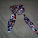 Blue/Orange Polka Dot Headband