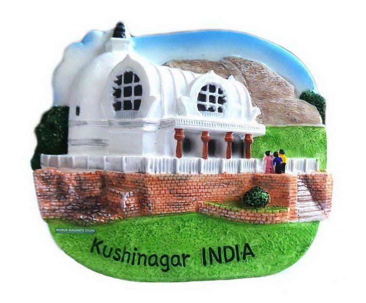 kushinagar India SOUVENIR RESIN 3D FRIDGE MAGNET SOUVENIR TOURIST GIFT 