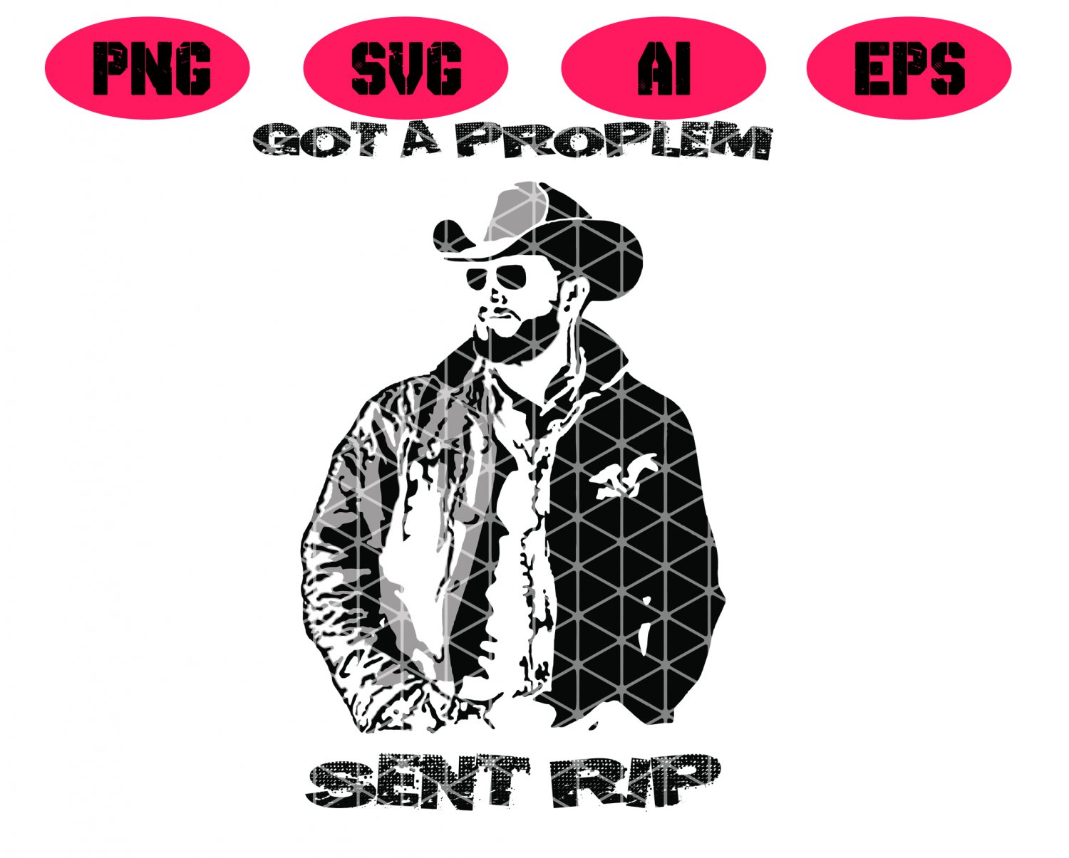 Got A Problem Send Rip T Shirt Svg Cut File Silhouette Cameo Cricut Svg Dxf Png Files