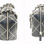 Authentic NWT Chanel Quilted CC Double Chain Leather Bag - Black