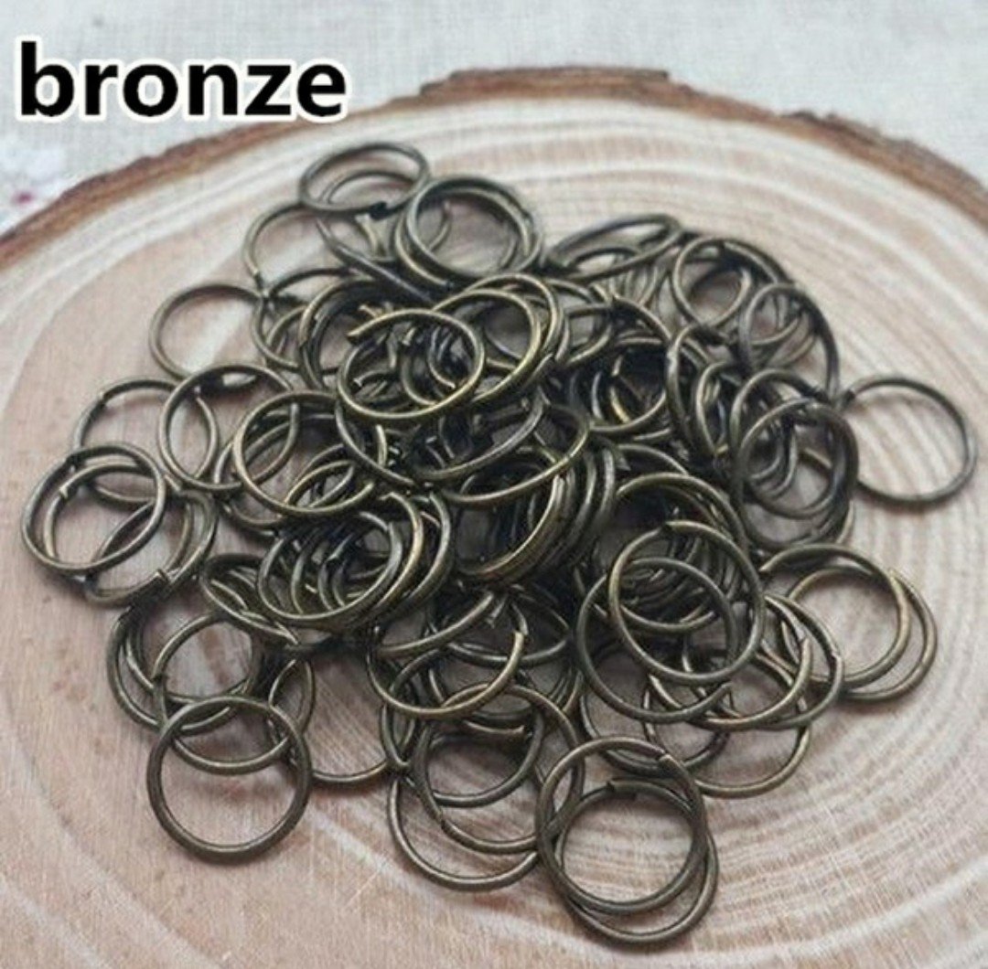 300ct. 6mm Bronze Plated Open Jump Rings