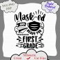 Masked And Ready For First Grade Svg, Back to School Svg, School Svg, First Day Of School Svg