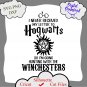 Potter and Winchesters Supernatural Svg Cutting File, Potter and Winchesters svg
