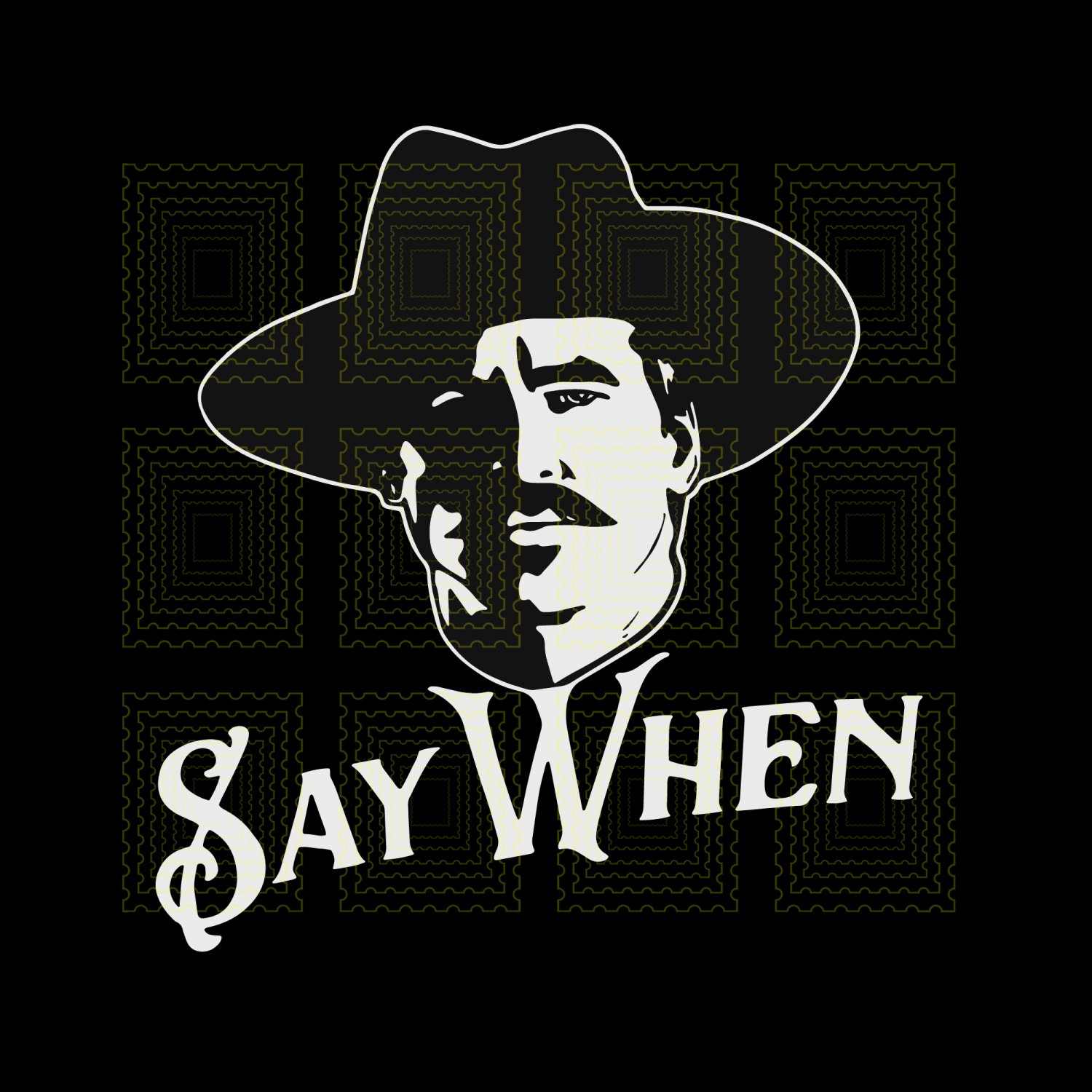 Doc Holliday Tombstone Forgive Me If I don't shake hands svg, say when svg, say when Tombstone svg