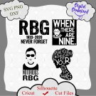 RBG bundle svg, Ruth Bader Speak Your Mind Even If Your Voice Shakes Svg, RBG svg