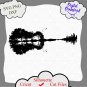 Country Woods to City in Shape of Guitar svg, PNG, Guitar SVG, Guitar shirt, Music Lover svg