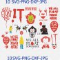 Pennywise Clown SVG Pennywise Art It Movie SVG Pennywise The Clown Cut File It Movie Clown Svg