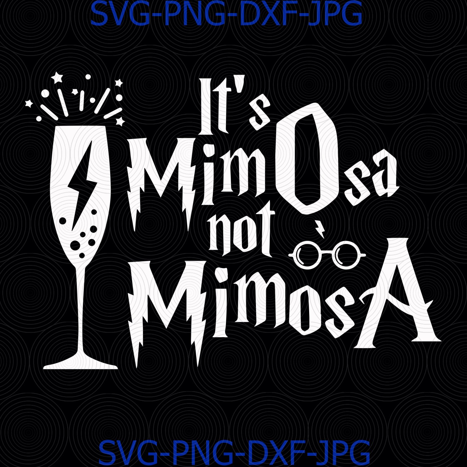 It's mimOsa not mimosA Funny Mimosa cocktail Harry Potter Leviosa Quotes SVG