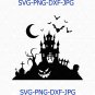 Halloween svg, Haunted House svg, halloween svg files, halloween cut file, halloween cut file
