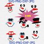 Snowman Svg, Snowman T Shirt Svg, Christmas Svg, Snowman Clip Art, SVG, DXF, Png, Digital Files