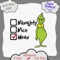 Naughty Nice Mean SVG Cut File, Grinch svg, grinch png, grinch quotes, svg grinch quotes