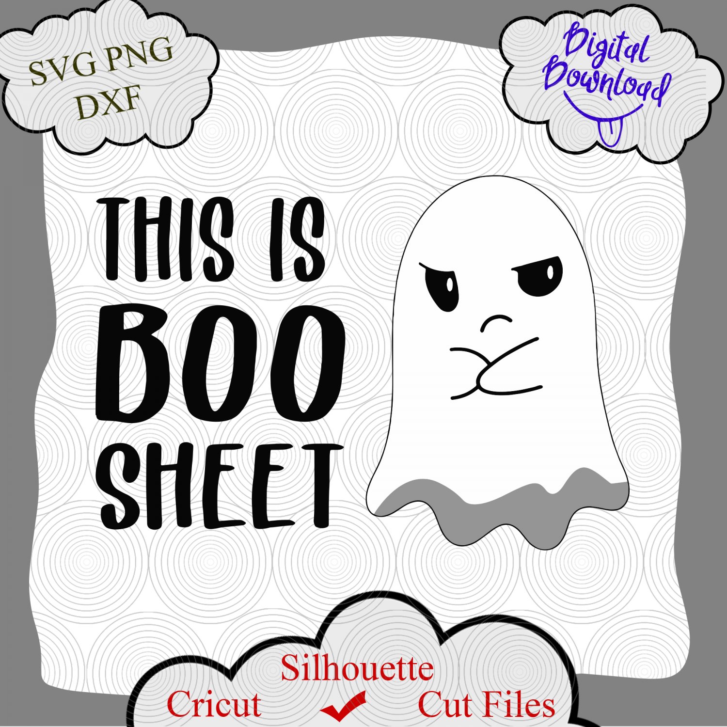 This Is Boo Sheet Funny Ghost Digital File Svg 2020 Is Boo Sheet