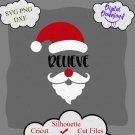 Santa 2020 svg, funny Christmas svg, Believe Svg, Santa Face Svg, Kids Christmas Svg png dxf
