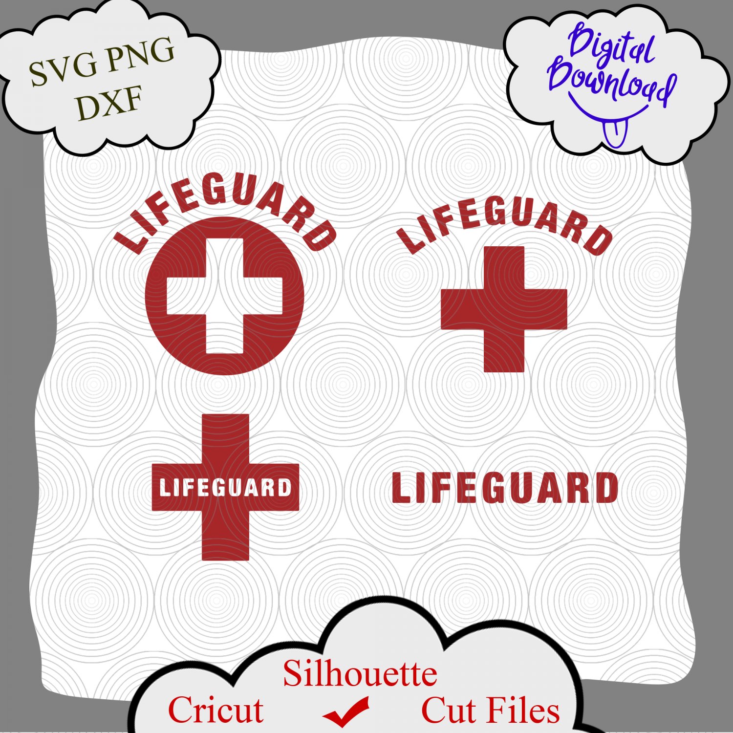 Lifeguard Svg Bundle, Life Guard Cricut, Red Cross SVG, Life Guard PNG, Lifeguard Clipart