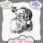Vintage Christmas SVG, Santa Head SVG, Santa Face SVG, Christmas svg Christmas Clipart