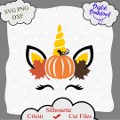Autumn Unicorn Svg, Unicorn Svg, Fall Unicorn Svg, Unicorn shirt, Fall Baby Girl Shirt, Funny Svg