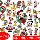 Disney Christmas SVG Bundle, Mickey Christmas, Minnie Christmas, Mickey Ornament svg