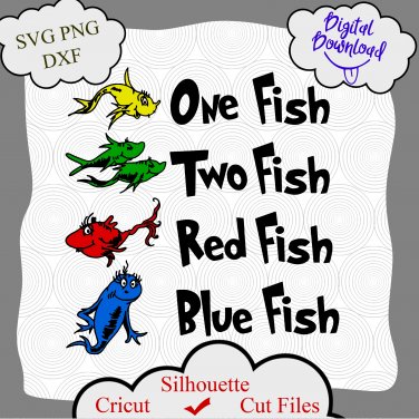 Fish Red Fish Blue Fish Clipart , Png Download - Fish Two Fish Red