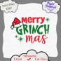 Merry christmas with Grinch svg, Merry Grinchmas svg, Grinch gift, grinch christmas, grinch shirt