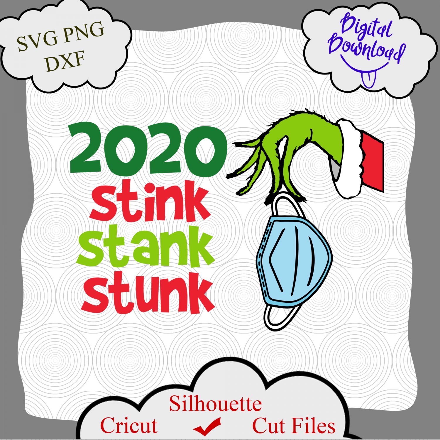 Download Christmas 2020 svg, Grinch svg, Christmas svg, 2020 stink ...