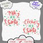 Cookies for Santa Svg, Christmas Svg, Santa Plate Cut File, Cookie Plate svg, cookies svg png