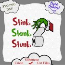 The Grinch Stink Stank Stunk SVG, Holiday Grinch hand cut files, funny 2020 christmas svg png