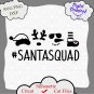 Santa Squad Svg, Christmas Svg, Kids Christmas Svg, Elf svg, Squad Svg, Santa Hat Svg, Reindeer