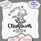Plague Doctor SVG, Plague Doctor Ornament, Funny Christmas SVG, Xmas svg, Quarantine Christmas