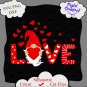 Gnome SVG, Valentine's Day svg, Valentines shirt, Love svg, Heart svg, Cricut, XOXO, cut file, svg