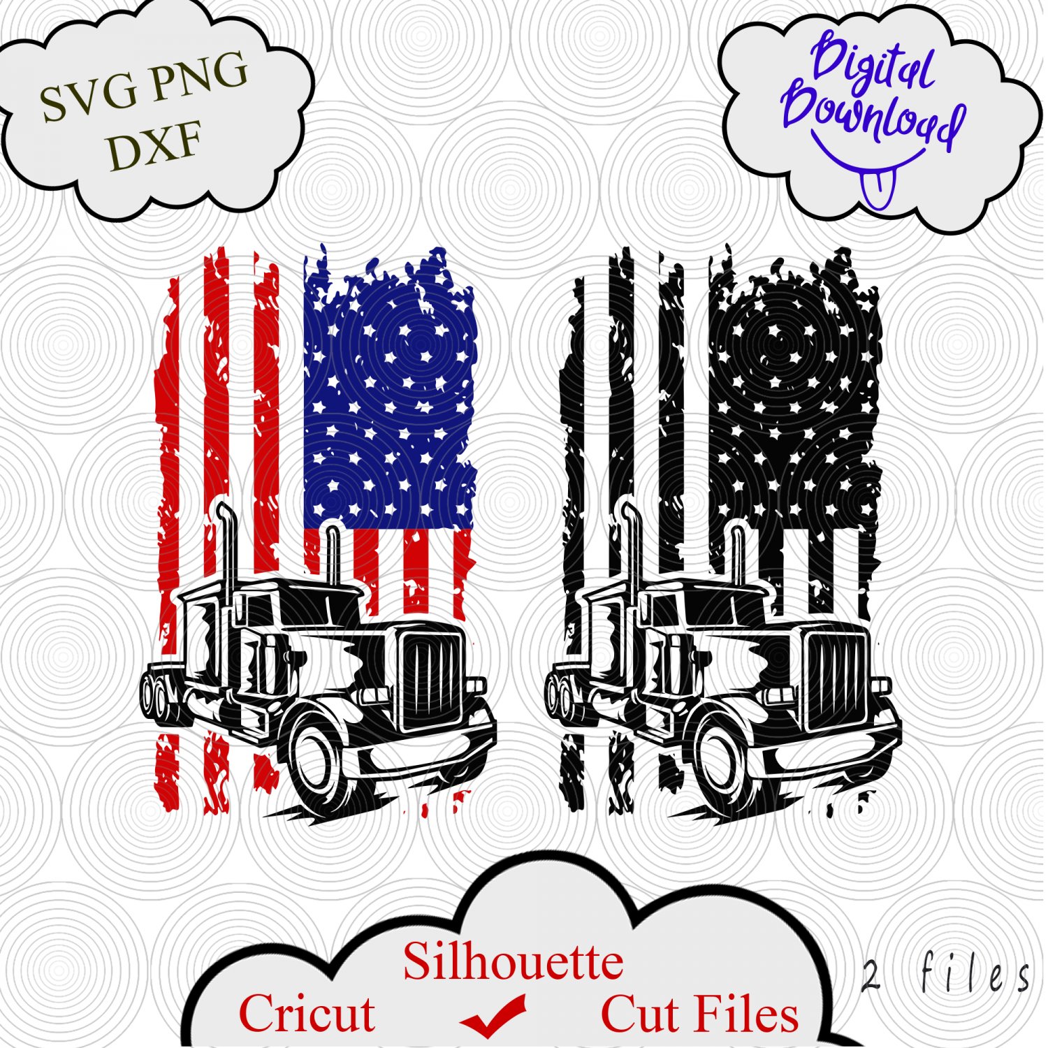 American Flag Trucker svg, Semi Truck Svg, 18 Wheeler png shirt, 16 Wheeler svg, 22 Wheeler svg