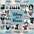 DISNEY SVG Bundle, Mickey SVG, Minnie svg, Disney svg, Disney shirt svg Files for Silhouette