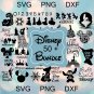 DISNEY SVG Bundle, Mickey SVG, Minnie svg, Disney svg, Disney shirt svg Files for Silhouette