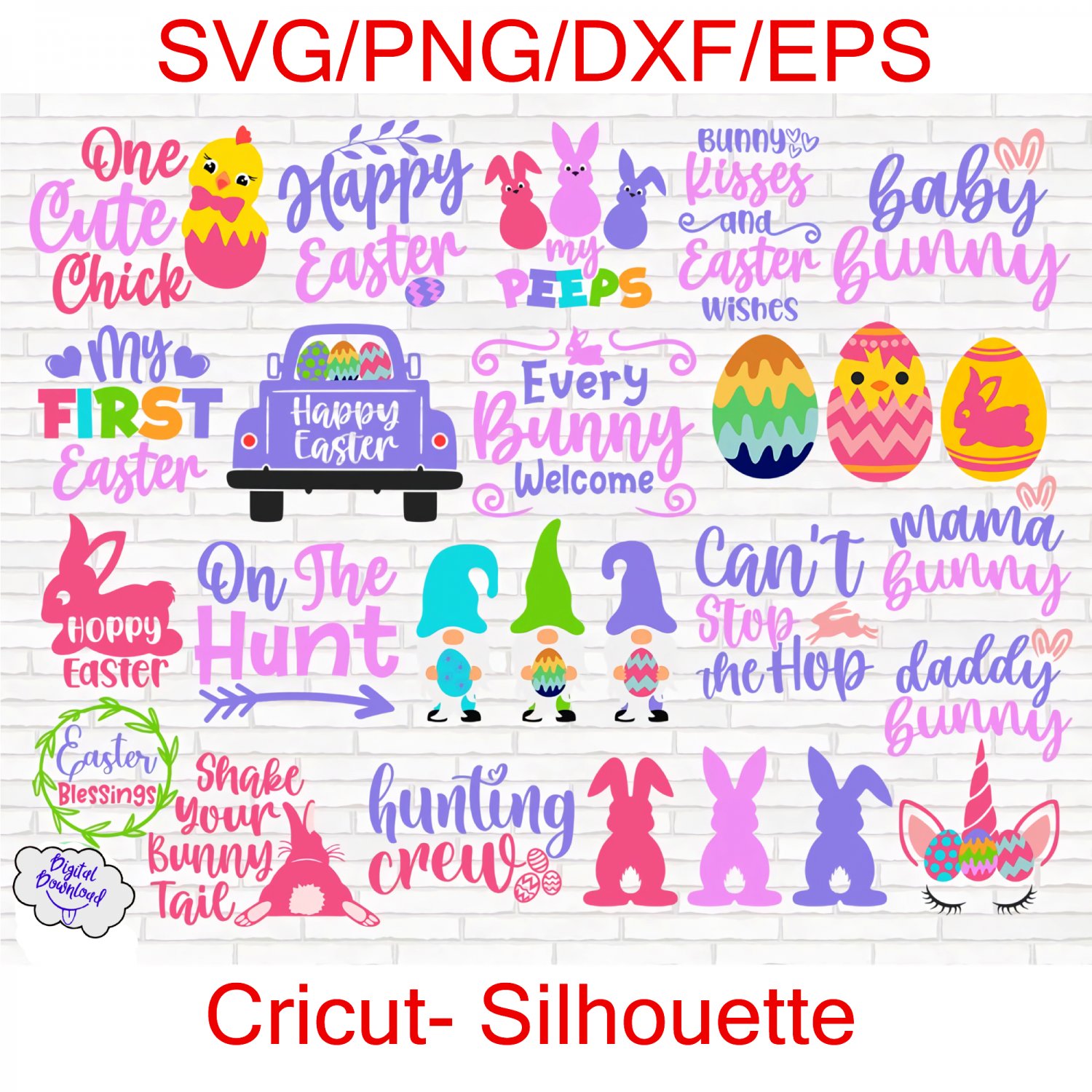 Spring SVG Bundle, Spring Svg, Easter Svg, Spring Design for Shirts, Spring Quotes