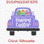 Easter Truck SVG, Easter SVG, Easter Eggs Svg, Easter, Easter old Truck, Easter carrots Svg