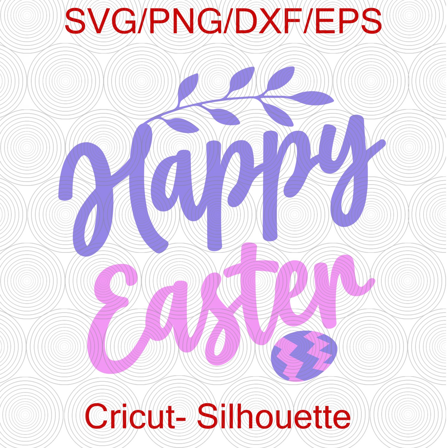 Happy Easter svg, Easter Bunny svg, Easter cut files, Bunny Ears svg, Cricut & Silhouette