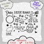 Easter Tray svg, Dear Easter Bunny, Easter Placemat SVG, easter svg, Easter Tray Plate, DXF
