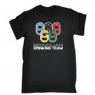 Brazillian Drinking Team Party Pub Beer Rings T-SHIRT tee funny