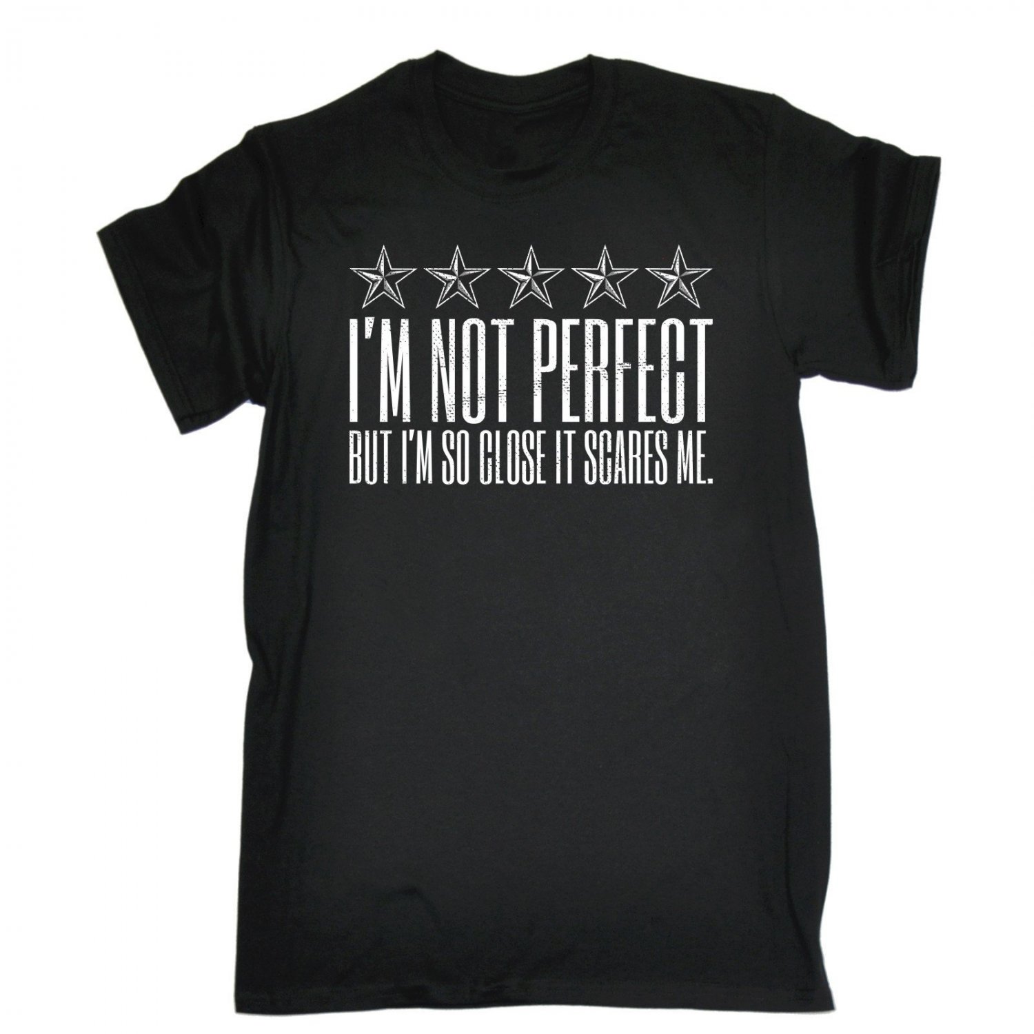 Im Not Pefect But So Close It Hurts MENS T-SHIRT tee birthda