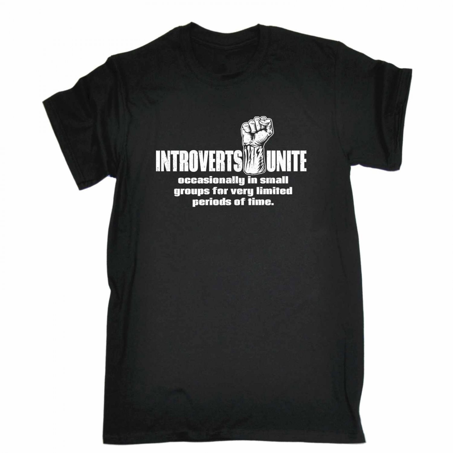 Introverts Unite Occasionally In Small Groups T-SHIRT Comedy birthday