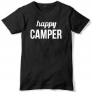 Happy Camper Mens Funny Unisex T-Shirt Gildan G500